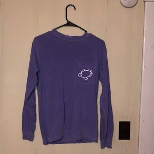 Purple Shelly Cove long sleeve